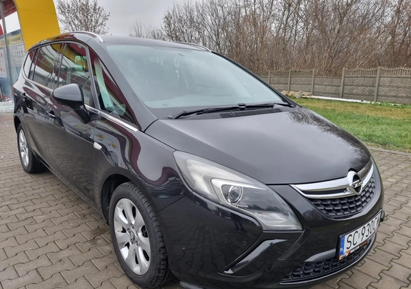 Opel Zafira cena 33800 przebieg: 184000, rok produkcji 2012 z Częstochowa małe 781